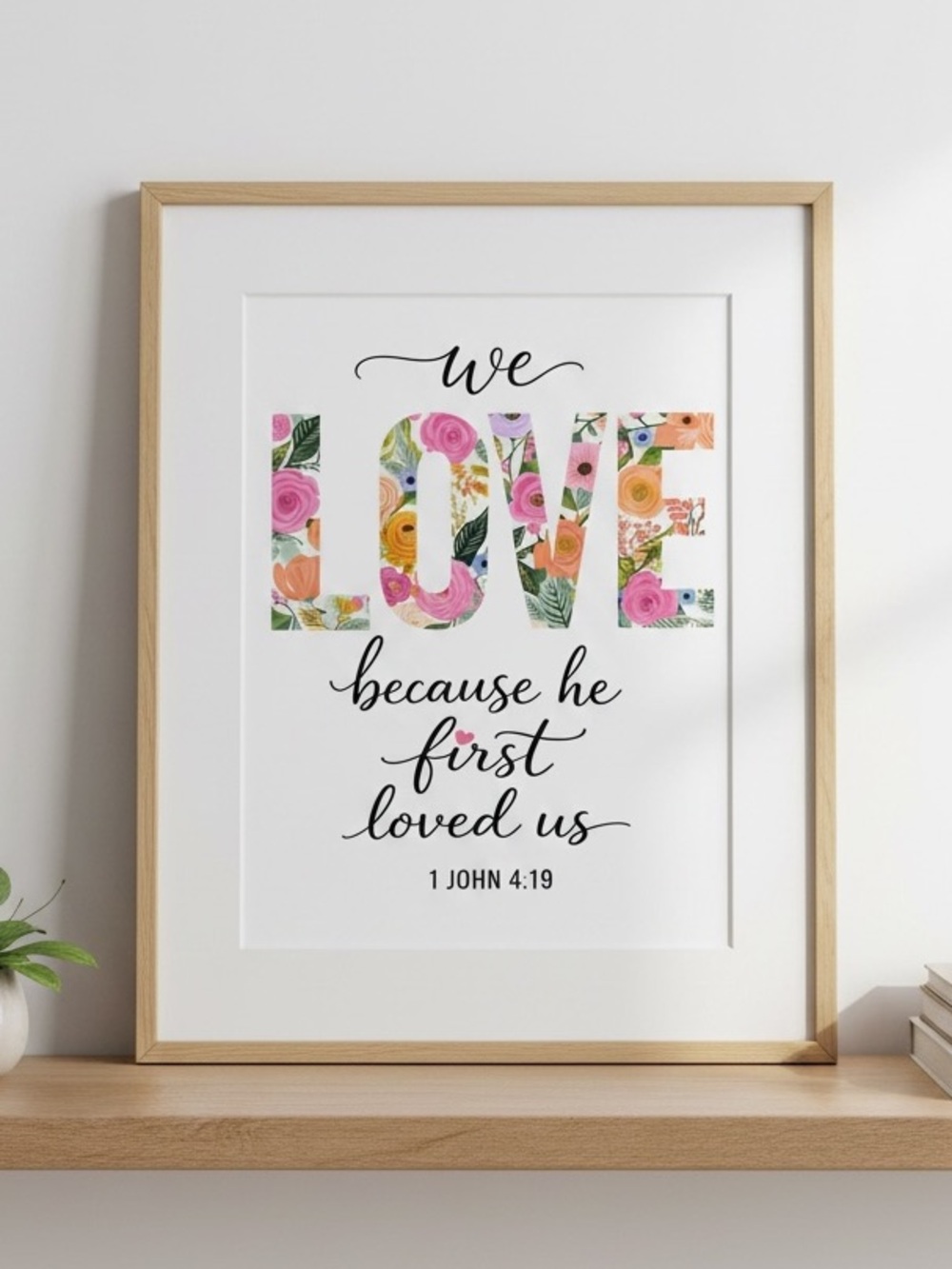 DDS Art Print, 8x10, Bible Verse, Paper Print, Unframed, Boho Series
